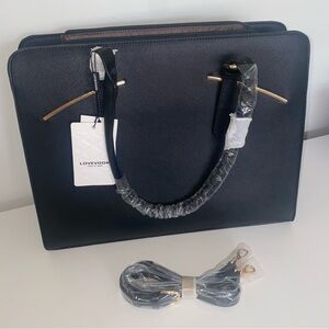 Black Work Laptop Tote Bag